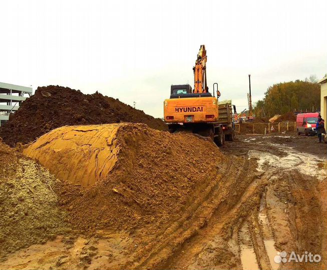 Планировочный грунт, глина