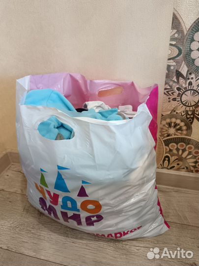 Большой пакет одежды с 3 мес