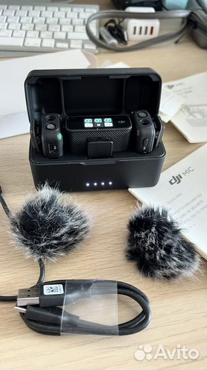 Dji mic полный комплект 2 tx 1rx новый