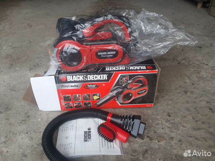 Автомобильный пылесос black decker pav1210