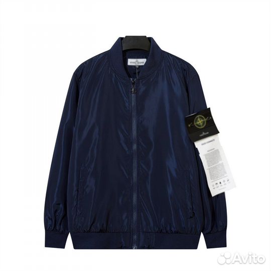 Stone island бомбер Синий