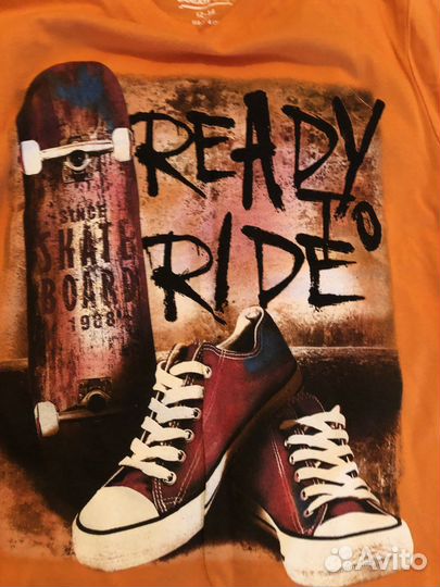 Футболка с длинным рукавом Глория Джинс принт х/б