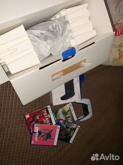 Sony playstation 5 825gb+2 геймпада+5игр(FC24)