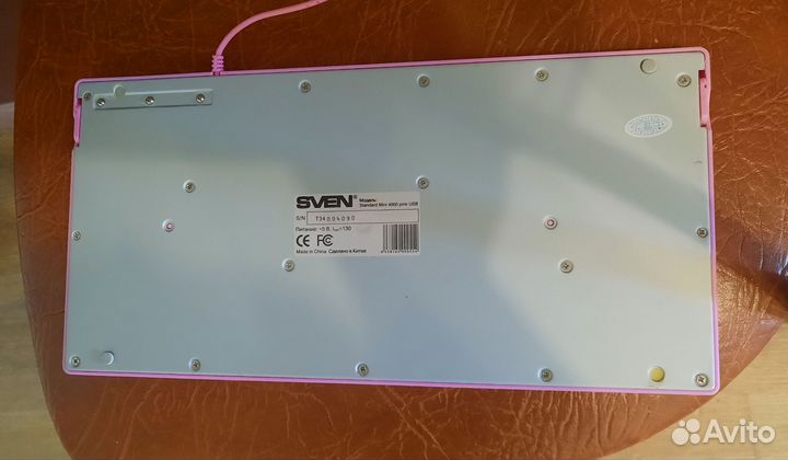 Клавиатура sven Standard Mini pink USB