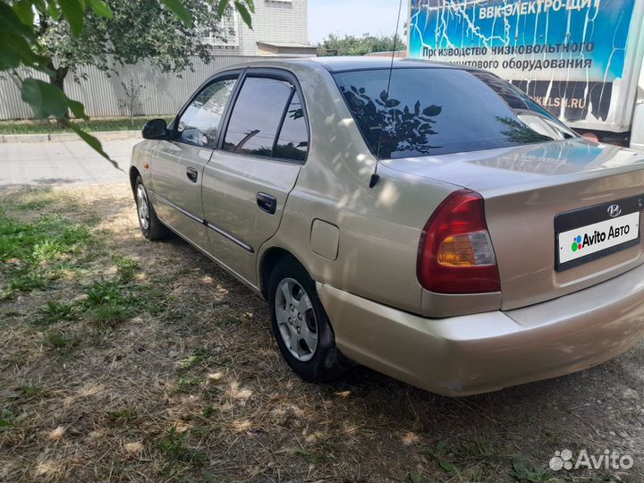 Hyundai Accent 1.5 AT, 2005, 215 000 км