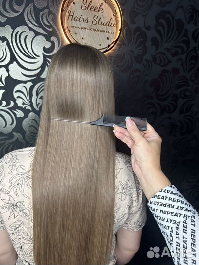 Кератиновое выпрямление волос обучение