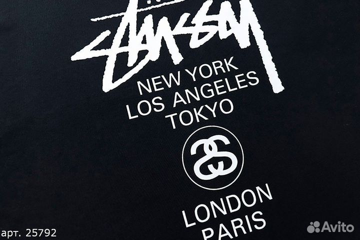 Футболка Stussy черная