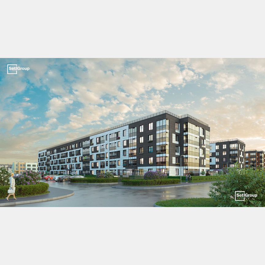 2-к. квартира, 53,7 м², 4/5 эт.