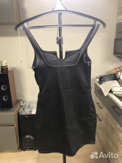Джинсовое платье zara xs
