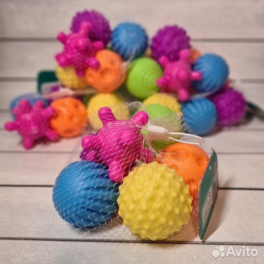Тактильные мячики для детей новые