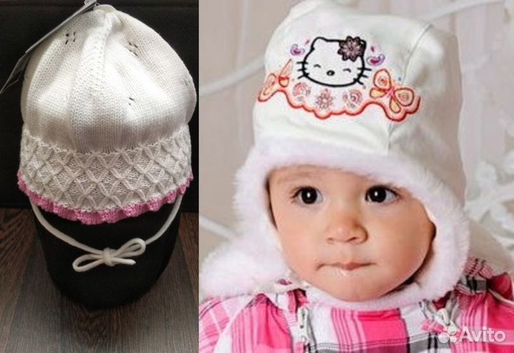 Новые шапки демисезон и весна на ог 46/48