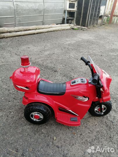 Детский электромобиль мотоцикл бу