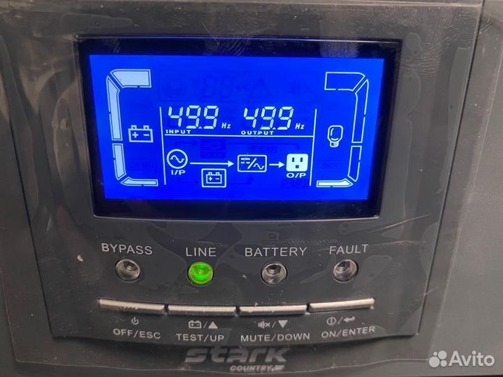 Ибп Stark 1000, 16А для газовых котлов / коттеджей
