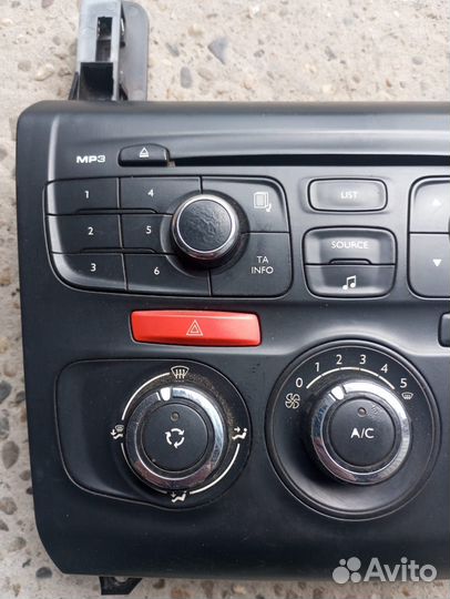 Блок управления печкой Citroen C4 B7