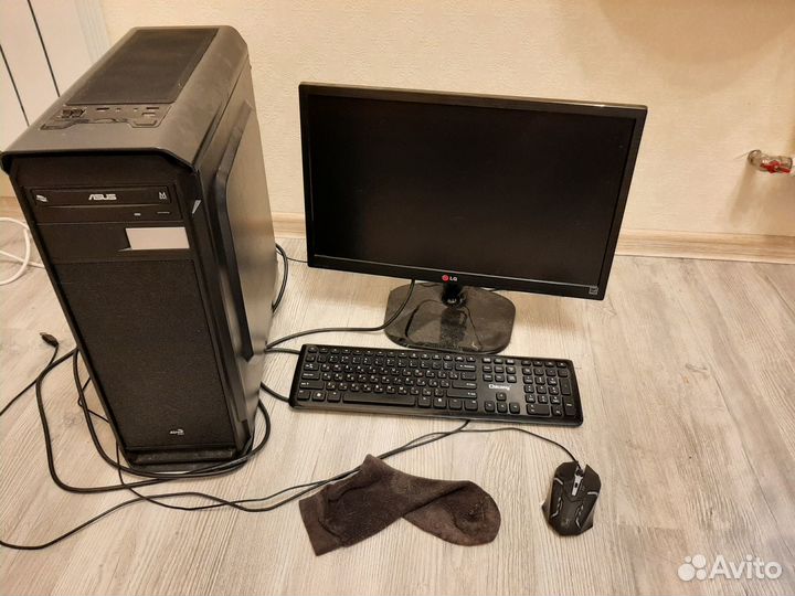 Компьютер i5-6400 2.7Ггц/озу 16Gb/SSD 512 Gb/LG22