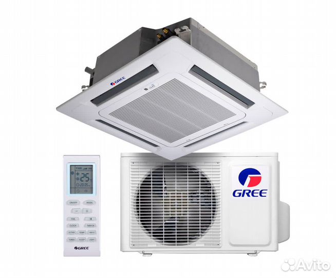 Кассетный кондиционер Gree GU85T/A1-K/GU85W/A1-K