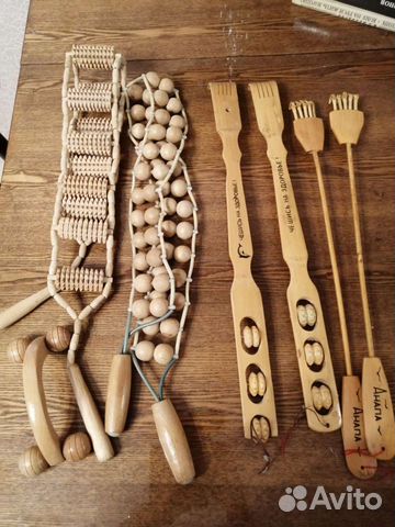 Ручные массажёры, чесалки из дерева