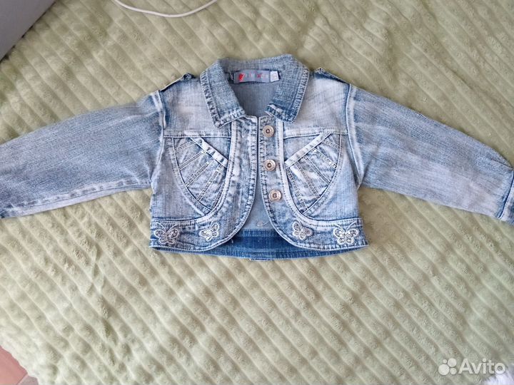 Укороченная джинсовка