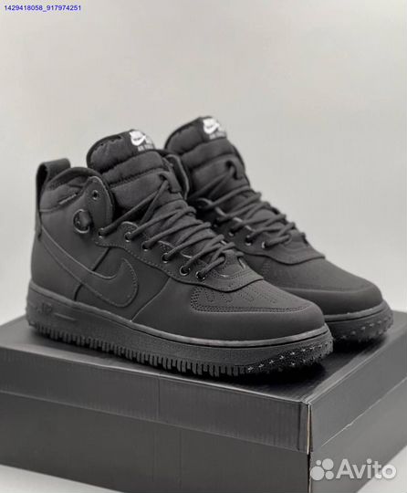 Кроссовки Nike Air Force 1 Duckboot (с мехом) (Арт.43614)