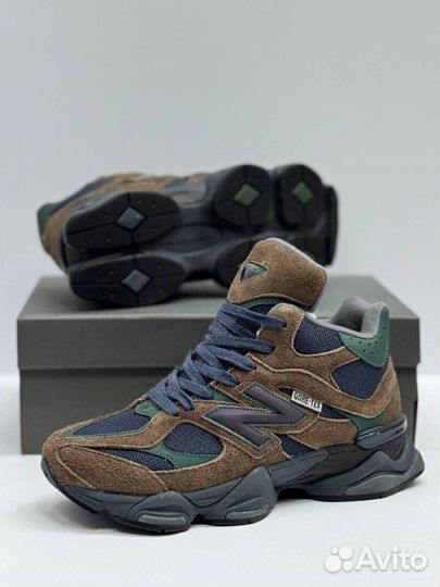 Кроссовки new balance 9060 зимние с мехом