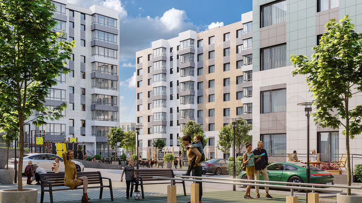 1-к. квартира, 40,5 м², 6/9 эт.