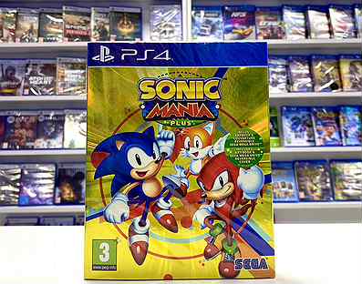 Sonic Mania Plus PS4 (новый, в пленке)