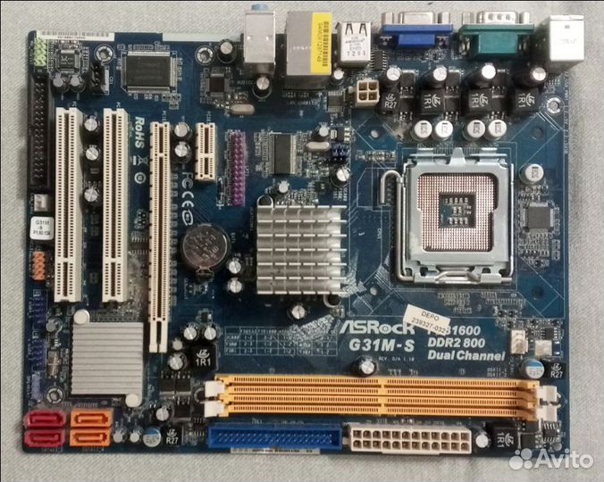 Материнская плата Asrock g31m s