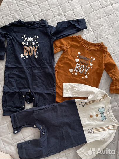 Одежда для новорожденных (пакетом на мальчика)