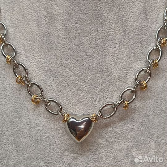 Массивное колье цепь стиль Poison Drop