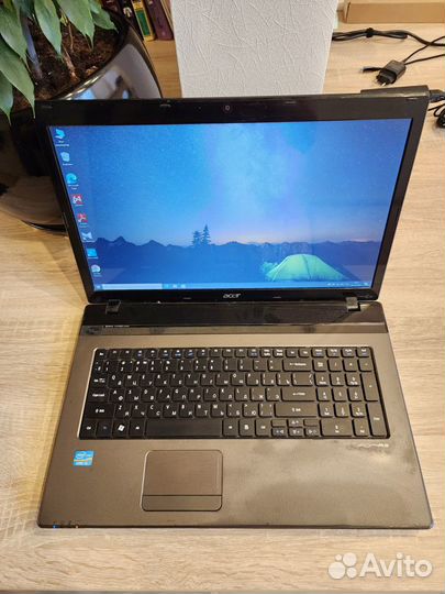 Acer 7750g, core i5, 8gb, 128SSD+500HDD, 17