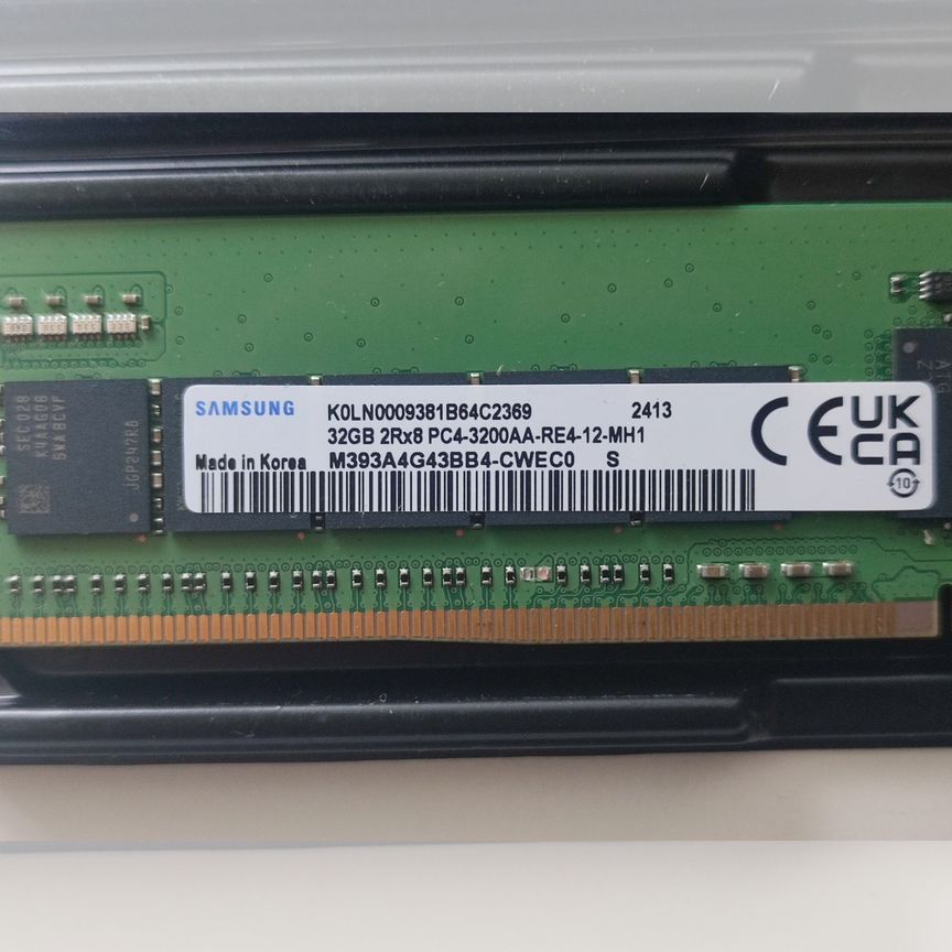 [PC4-320] 32 Gb 3200 Mhz Rdimm Samsung Cwe, Склад 10 Шт Pc4-320