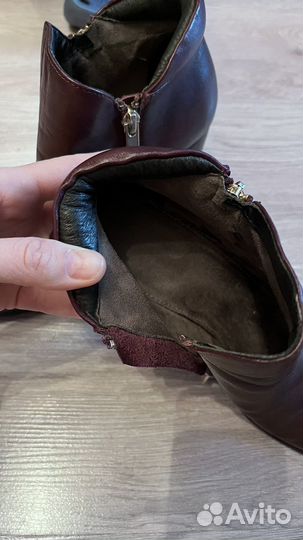 Ботильоны женские 38 размер натуральная кожа