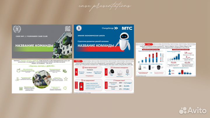 Создание презентаций / Кейс-презентации