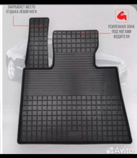 Резиновые коврики для BMW X5/E53