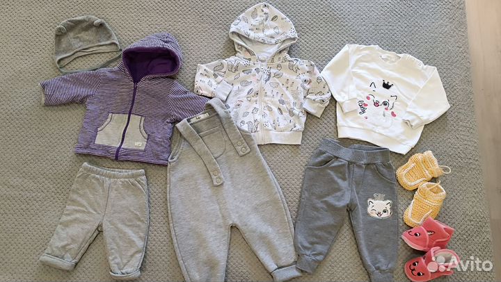 Детская одежда для девочек пакетом 62-74