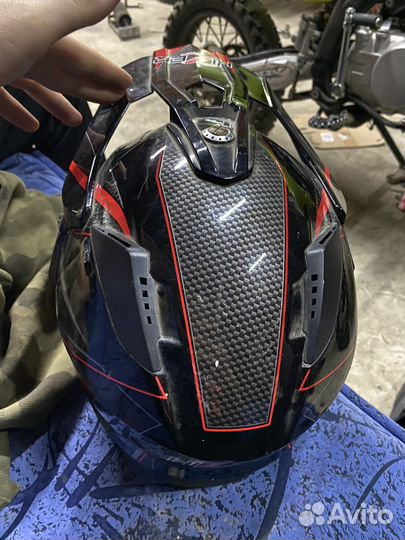 Шлем кроссовый бу