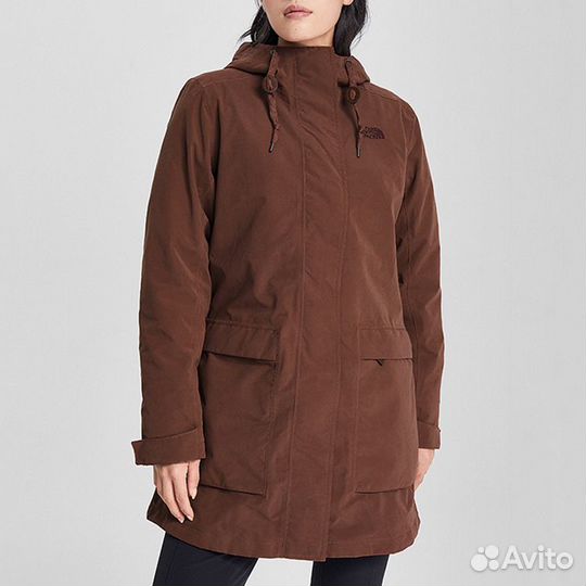 THE north face Windbreaker Jackets Women's Cameo Brown (L)(86)