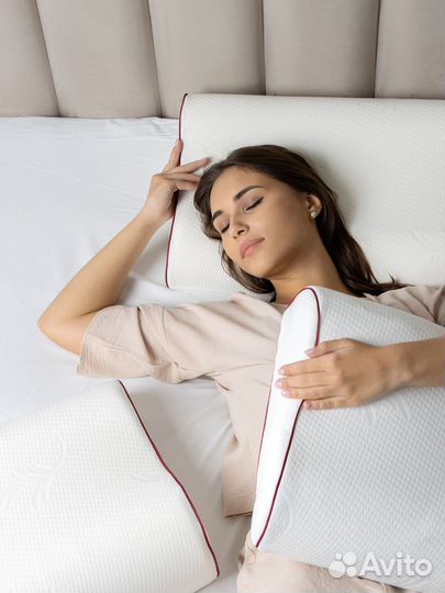 Подушка ортопедическая от болей в шее и отёков