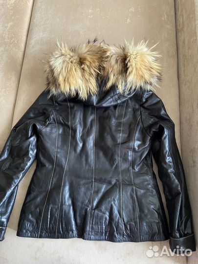 Кожаная куртка Grafinia