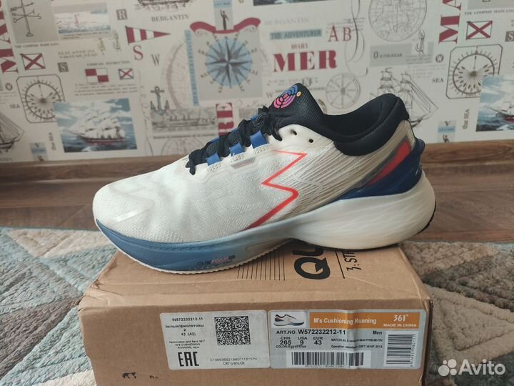 Кроссовки для бега 361 M'S cushioning running