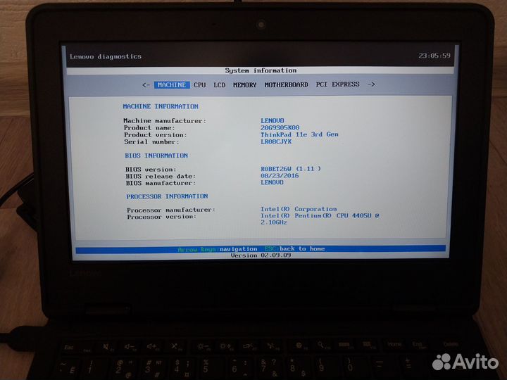 Lenovo ThinkPad 11e PRO 8гб озу