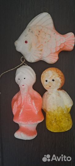 Елочные игрушки СССР из пенопласта. Редкие