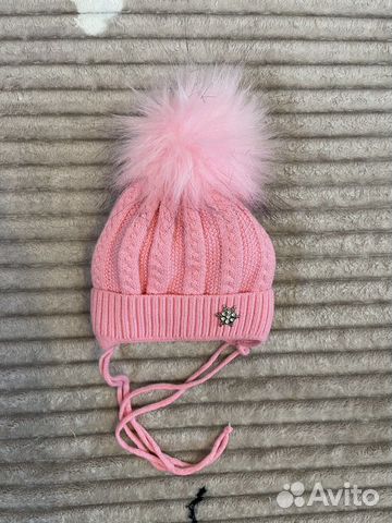 Шапка зимняя для девочки новая 36 38