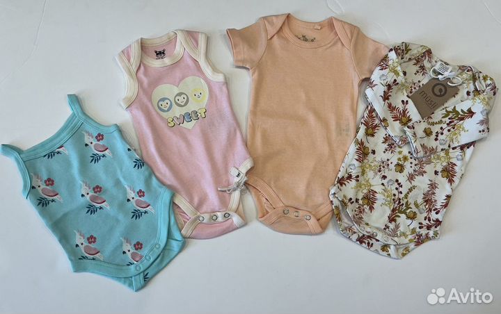 Пакет новых вещей на девочку 56-68