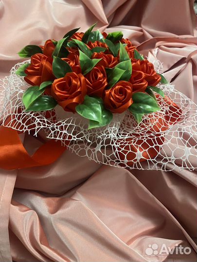 Букет из атласных лент в наличии