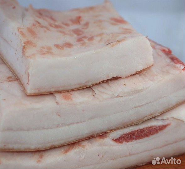 Сало свежее домашнее