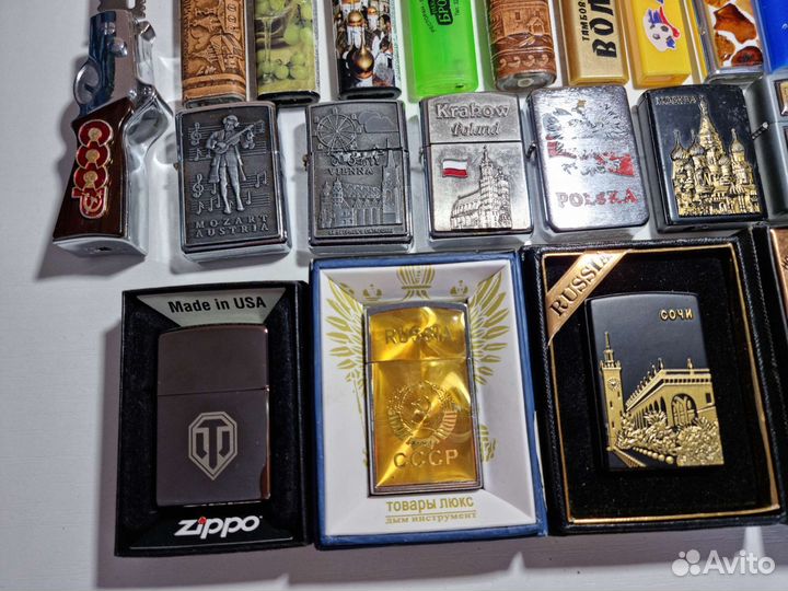 Зажигалки Коллекционные Города Европы России Zippo