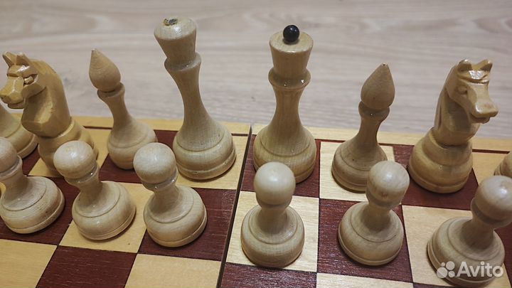 Шахматы деревянные СССР 1976 год