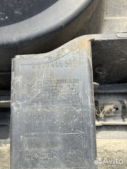 Бампер задний дачия логан/ларгус