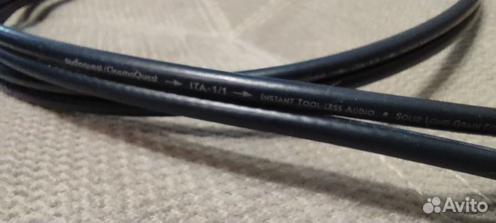 Межблочный аудио кабель Audioquest ITA-1/1 1метр